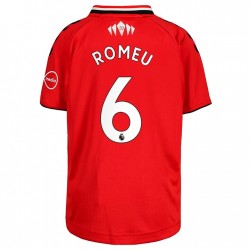 Camisola Southampton Oriol Romeu 6 Equipamento Primeiro 2021-2022 Manga Curta